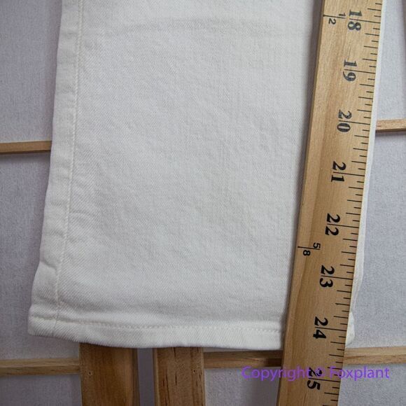 NEW Madewell The High-Rise Perfect Vintage Jean in Tile White,‎ 25 - Picture 6 of 13